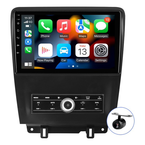 Estéreo 2+32g Para Ford Mustang 2010-2014 Gps Carplay Wifi