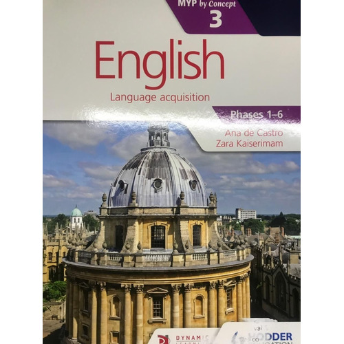 English For The Ib Myp By Concept 3, Hodder Education