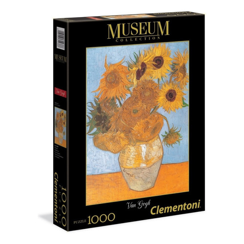 Girasoles Van Gogh Arte Flor Rompecabezas 1000 Pz Clementoni