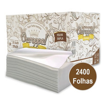 Toalha Papel Banheiro Folha Dupla Supreme Ouroppel C/2400fls