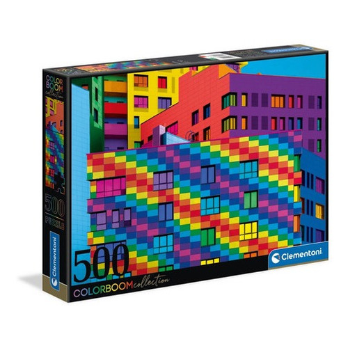 Color Boom Arquitectura Rompecabezas 500pz Clementoni Square