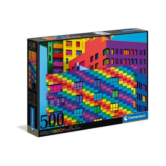 Rompecabezas Clementoni ColorBoom Squares Architecture 35094 de 500 piezas