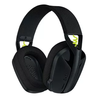 Headset Over-ear Gamer Fone Sem Fio Logitech G G Series G435 Preto E Amarelo-fluorescente