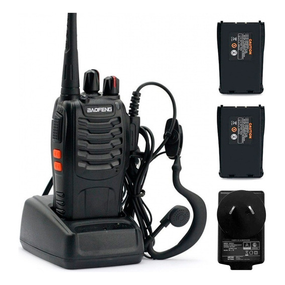 Handy Baofeng Radio Walkie Talkie Bf999s 16ch Uhf Bateria Color Negro