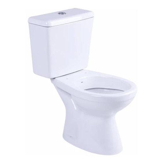 Combo Baño Moderno Capea Mochila Inodoro Loza Blanca Largo