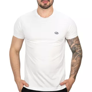 Camiseta Diesel Básica Off White