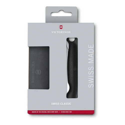 Victorinox Juego De Cuchillo Plegable Y Tabla De Corte Color Negro