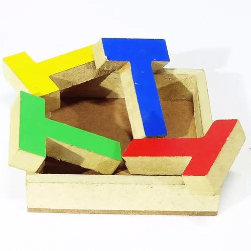 Jogo Quadra- Desafio lógico, quebra cabeça - Brinquedos Educativos