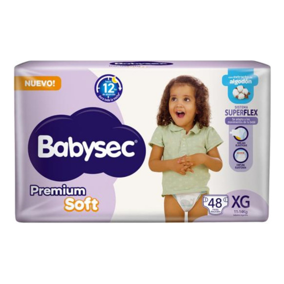 Babysec Premium Soft Pañales Descartables Todos Los Talles