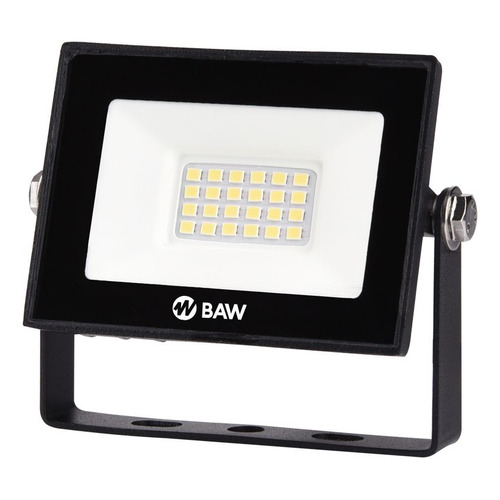 Reflector LED BAW Reflector RL8001-10 10W con luz blanco frío y carcasa negro 220V