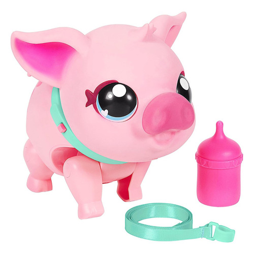 Little Live Pets: My Pet Pig, Cerdito Mascota Animatronica Color Rosa