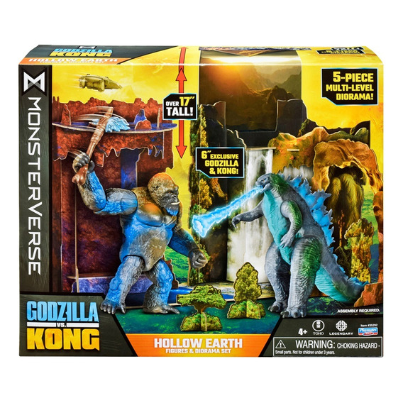 Godzilla X Kong - Diorama Hollow Earth 17 Pulgadas