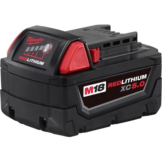 Batería De Litio 18v 5,0 Ah Milwaukee M18 Red Lithium Xc 5.0