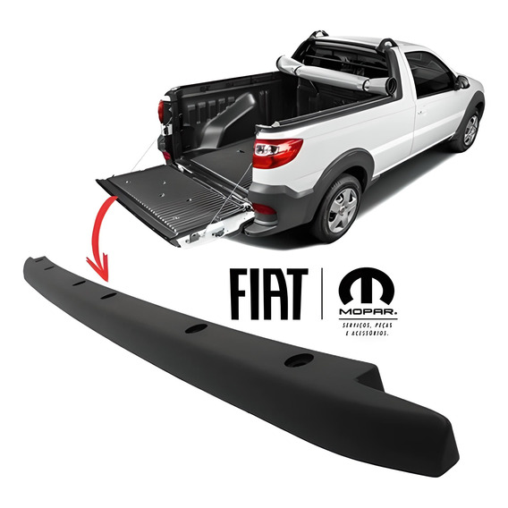 Moldura Trasera Superior Caja Fiat Strada 14/18