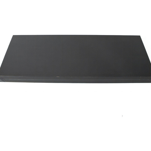 Repisa Estante Flotante Melamina 80 x 25 Con Soporte Invisible Color Negro