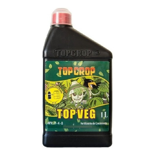 Top Veg 1 Litro Fertilizante De Crecimiento Top Crop