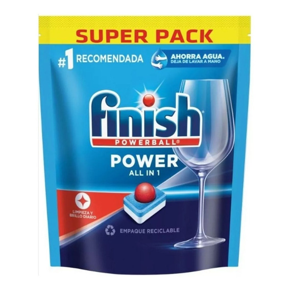 Finish Powerball Detergente Lavavajillas Doypack 30 Tabletas