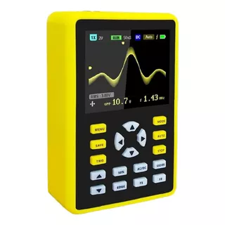 Mini Osciloscópio Digital Fnirsi 5012h Portátil Amarelo