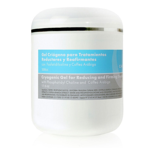  Carthage Gel Criogeno - Reafirmante Y Reductor X 500 G