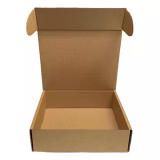 10 Caja De Cartón Para Desayunos O Envío 33x29x9.5 Cm