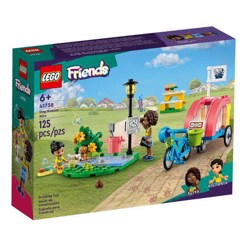 Lego Bici De Rescate Canino Friends Cantidad De Piezas 125