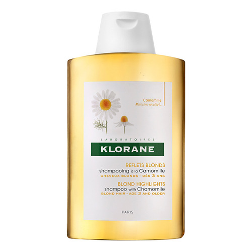 Shampoo Klorane Camomila en frasco de 200mL por 1 unidad