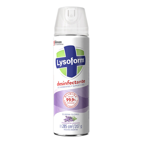 Limpiador Lysoform Lavanda original en aerosol 285ml