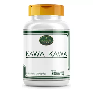 Kawa Kawa 480 Cápsulas 500mg 8 Frascos Kava-kava