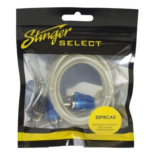 Cable Audio Rca A Rca Stinger Ssprca3 0.9 M Serie Select 2 Canales Cobre Premium