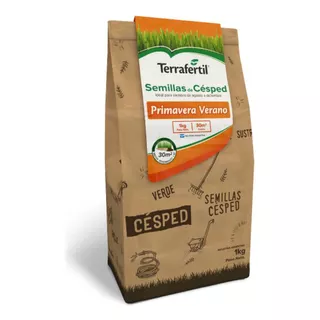 Semilla Cesped Pasto Terrafertil - Primavera Verano X 1kg