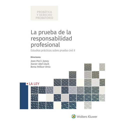 La Prueba De La Responsabilidad Profesional, De Picó I Junoy, Joan. Editorial La Ley, Tapa Blanda En Español