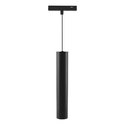 Colgante Cilindro Smart Para Riel Magnético 14w 50×300mm Mks Negro