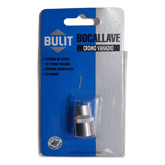 Bocallave Bulit Encastre 1/4 A 1/2 Pulgadas  Blister Unidad