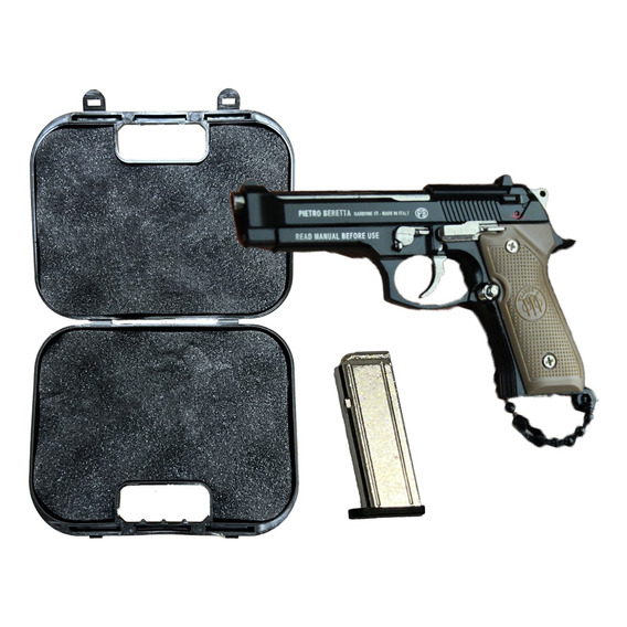 Llaveros De Armas Fuego Pistola Replica Beretta 92f Negro