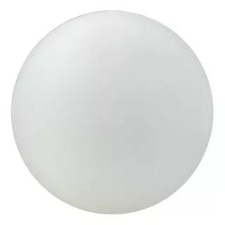 Vidro Globo Bola 10cm Diâmetro Branco Fosco Sem Colar