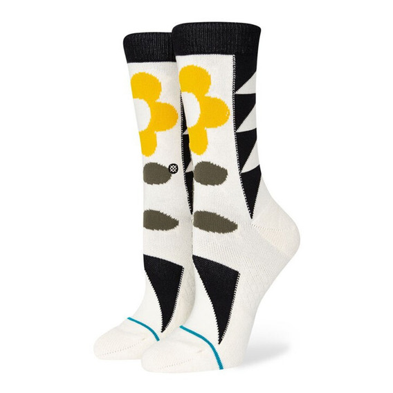 Medias Stance Quilt Essential Blanco