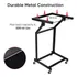 Aw Rolling Dj Mixer Stand Stage Cart Ajustable Rack Mount St
