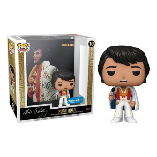 Álbum Funko Pop de Elvis Presley, oro puro, exclusivo de Walmart 10