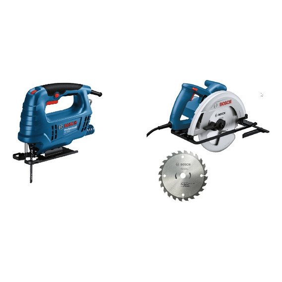 Bosch professional kit sierra circular gks 130 y sierra caladora gst 680