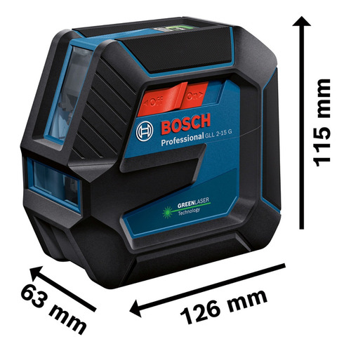 Nivel láser de líneas Bosch GLL 2-15 15m bosch