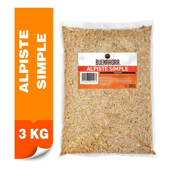 Alpiste Simple Para Aves 3 Kg