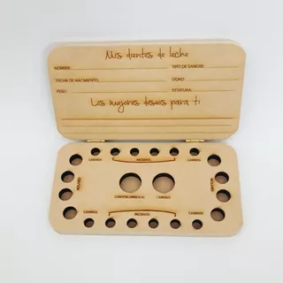 Caja Organizador Guardar Dientes De Leche Niños