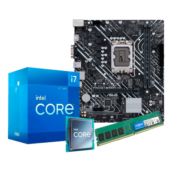 Combo Actualizacion Intel I7-12700 + Mother + 16gb Ram Pcreg