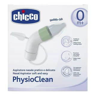 Aspirador Nasal Physioclean Chicco Color Blanco