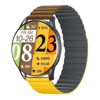 Smartwatch Reloj Inteligente Xiaomi Kieslect Watch K11 Pro Color De La Caja Negro Color De La Malla Negro Color Del Bisel Negro Diseño De La Malla Magnetico