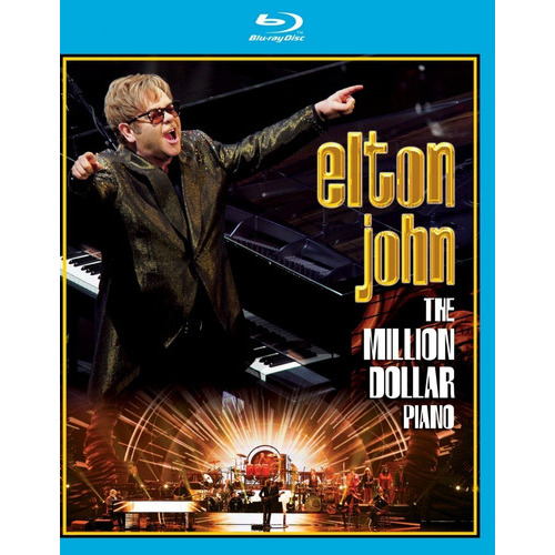 ELTON JOHN - The Million Dollar Piano Blu-Ray Importado Nuevo Cerrado 100 % Original En stock- blu-ray 2014 producido por Eagle Vision - incluye pistas adicionales