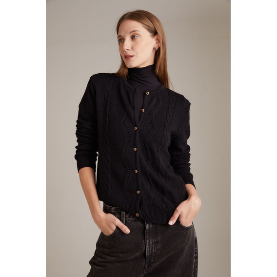 Cardigan Soft Perkins  Mujer Portsaid