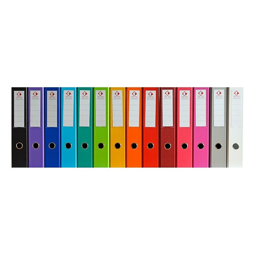 Bibliorato Color Forrado A4 Lomo Ancho X40 Unidades Color A elección