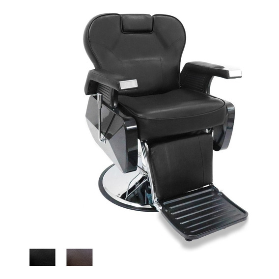 Sillon Silla Barbero Barberia Estetica Peluqueria Neumatico Color Negro