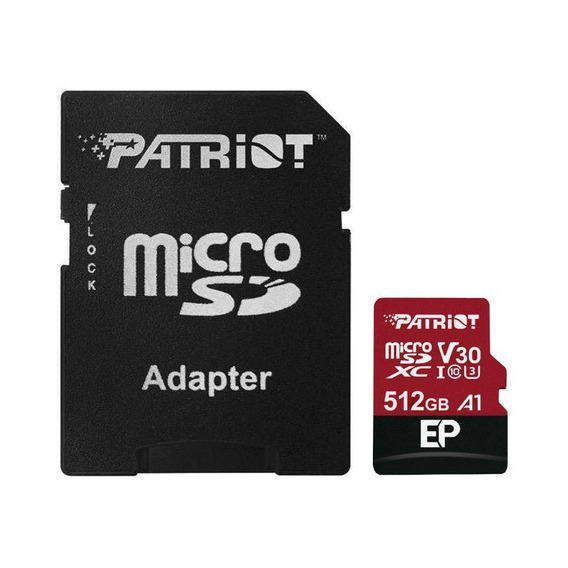 Tarjeta micro SDXC de 512 GB - Serie Patriot Ep PEF512Gep31mcx